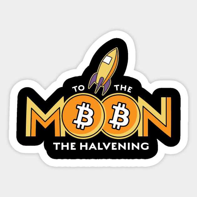 To the Moon Sticker by novistanlye